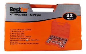 JOGO CHAVE SOQUETE 32PCS BFH1880 BESTFER