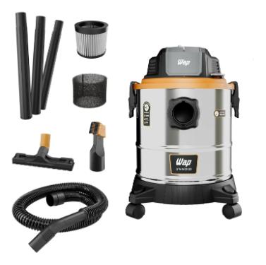 ASPIRADOR DE PO E AGUA 1900W GTW INOX 20i WAP ASPIRADOR DE PO E AGUA 1900W GTW INOX 20i WAP