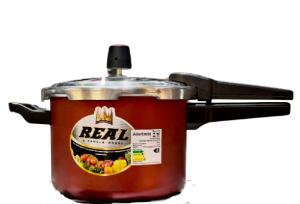 PANELA DE PRESSAO ANTIADERENTE 4.5L CEREJA REAL PANELA DE PRESSAO ANTIADERENTE 4.5L CEREJA REAL