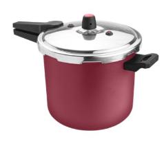 PANELA DE PRESSAO ANTIADERENTE 10L CEREJA REAL PANELA DE PRESSAO ANTIADERENTE 10L CEREJA REAL