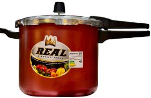 PANELA DE PRESSAO ANTIADERENTE 10L CEREJA REAL PANELA DE PRESSAO ANTIADERENTE 10L CEREJA REAL