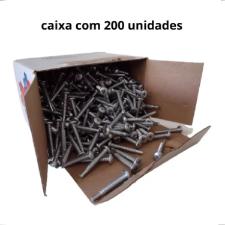 Kit Caixa c/ 200 Parafusos 4,8x50 Phillips Ponta Piloto Cabea Panela p/ Esquadria - New Fix