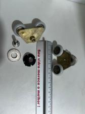 Kit c/ 2 Roldanas Duplas Excntricas 3520 Padro Blindex Antigo