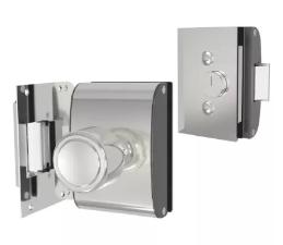Fechadura Eltrica p/ Porta (Vidro/Alvenaria) Ao Inox - AGL PV200R1i - Abertura Interna