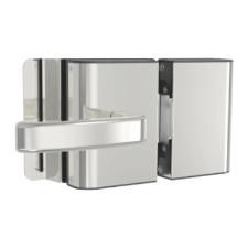 Fechadura Eltrica p/ Porta (Vidro/Vidro) Ao Inox - AGL PVR2E - Abertura Externa