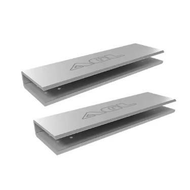 Suporte Fechadura Eletrom PV Cromado Encaixe Vidro Al150 At Al200 AGL - Magntico