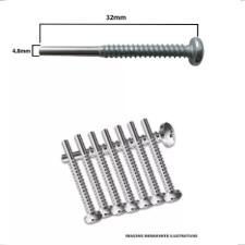 Kit Caixa c/ 500 Parafusos 4,8x32 Phillips Ponta Piloto Cabea Panela p/ Esquadria PAR428 - New Fix
