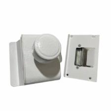 Fechadura Eltrica p/ Porta (Vidro/Alvenaria) BRANCA - AGL PV200R1i - Abertura Interna