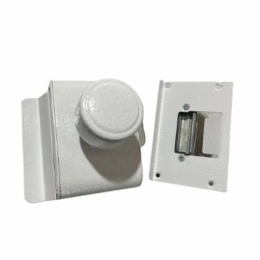 Fechadura Eltrica p/ Porta (Vidro/Alvenaria) BRANCA - AGL PV200R1i - Abertura Interna