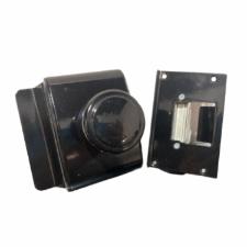 Fechadura Eltrica p/ Porta (Vidro/Alvenaria) PRETA - AGL PV200R1i - Abertura Interna