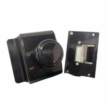 Fechadura Eltrica p/ Porta (Vidro/Alvenaria) PRETA - AGL PV200R1i - Abertura Interna