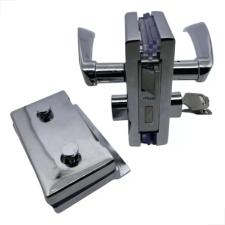 Fechadura Maaneta Recorte 1520 Vidro/Vidro Cromada MM - Porta Blindex
