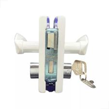 Fechadura Maaneta Recorte 1520 Vidro/Vidro Branca MM - Porta Blindex