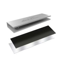Suporte Fechadura Eletrom PV Cinza Encaixe Vidro Al150 At Al200 AGL - Magntico