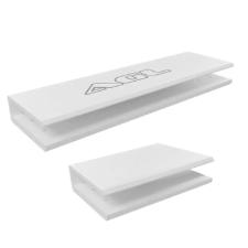 Suporte Encaixe Vidro Mola Area AGL - Branco