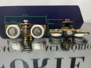 Kit c/ 2 Roldanas Duplas 1125DR Regulagem Brock 8 e 10mm Porta Vidro Peso