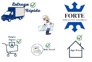 Kit c/ 2 Roldanas Duplas 1125DR Regulagem Brock 8 e 10mm Porta Vidro Peso