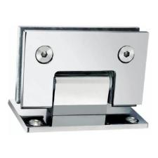 Kit c/ 3 Dobradias 1012 - Gv48 c/ Mola em Ao Inox 304 Estilizada Porta Vidro Box
