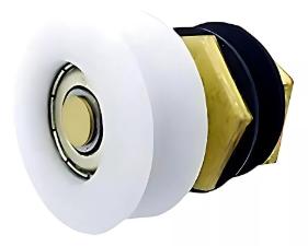 Kit c/ 4 Roldanas Cncava p/ Box Aluminium Vidro marca Blindex / Classic / Antigo 1125E BLX