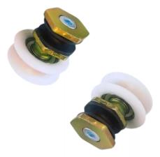 Kit c/ 4 Roldanas Cncava p/ Box Aluminium Vidro marca Blindex / Classic / Antigo 1125E BLX