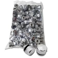 Kit c/ 100 Finessons (Boto Frances) em ABS Cromado para Espelhos e Vidros