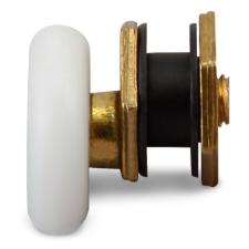 Kit c/ 2 Roldanas Excntricas (Com Rolamento) Tec Vidro 8mm 2125R8TVR Porta Box