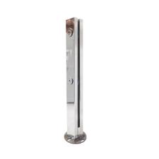 Torre Coluna Pina Inox 304 40cm Base Quadrada Guarda Corpo