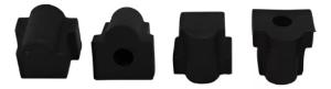 Kit c/ 100 Batentes 1406 limitador / igrejinha / castelo p/ Vidros 8 e 10mm janelas portas blindex