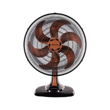 Ventilador de Mesa Turbo 6P 50cm Bronze 127v Premium + Brinde