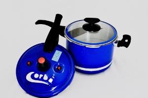 Panela Press�o 4,5l Fechamento Externo Azul