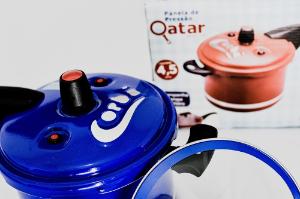 Panela Press�o 4,5l Fechamento Externo Azul