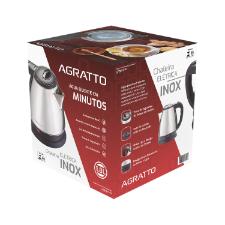 Chaleira El�trica Inox Ce-02 Agratto + Brinde