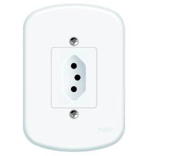 Tomada Fame 2P + T 10A/250V com Placa Blanc 3744