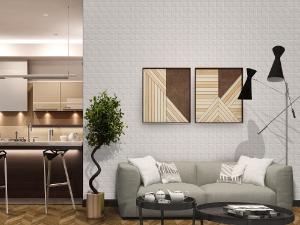 REVEST PRISMA WHITE  32X57 2,22M