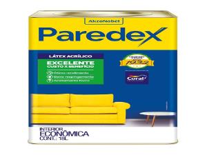 TINTA LATEX FOSCA PAREDEX BRANCO GELO 18LT 5202042