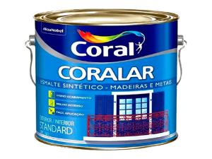 ESMALTE SINTETICO BRILHANTE CORALAR CINZA ESCURO 3,6LT 5202815