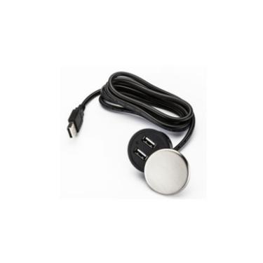 Tomada Embutir Com 2 Usb Tampa Metal