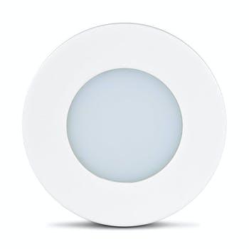 Luminria Led Point Circular 1,5w Branco Quente