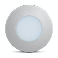 Luminria Led Point Circular 1,5w Alumnio Quente