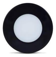 Luminria Led Point Circular 1,5w Preto Fria