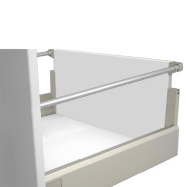 Kit Fgv Gaveta Ten Alta Metalica Branca 180X450