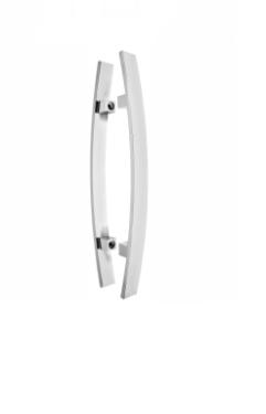 Ala Curvo Barra Chata Escovado 50 Cm - kromus