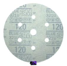 Disco Lixa A Seco 3m Blue 120 7 Furos 152mm