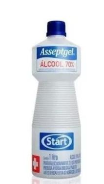 ALCOOL 70 LIQUIDO ASSEPTGEL START 500ML