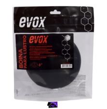 Boina Polimento Espuma Lustro Preta 6 Evox