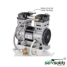 MOTOCOMPRESSOR ODONTOLOGICO MC 10 BPO 2CV RCV 60L S/ OLEO 220V MONO