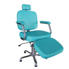 Cadeira Rec Toronto com Descanso de Pernas Azul Tiffany Kixiki (Sob Encomenda)