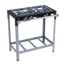 FOGO 2 BOCAS STORI MAX 1 QUEIMADOR SIMPLES E 1 DUPLO 30X30 - METALMAQ