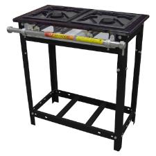 FOGO 2 BOCAS VULCO PINTADO ALTA PRESSO SEM ESPERA PARA FORNO 40X40 - VENNCIO