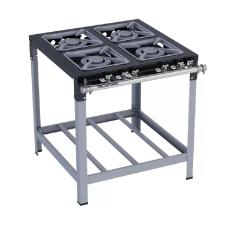 FOGO 4 BOCAS STORI PREMIUM QUEIMADORES DUPLOS 30X30 - METALMAQ